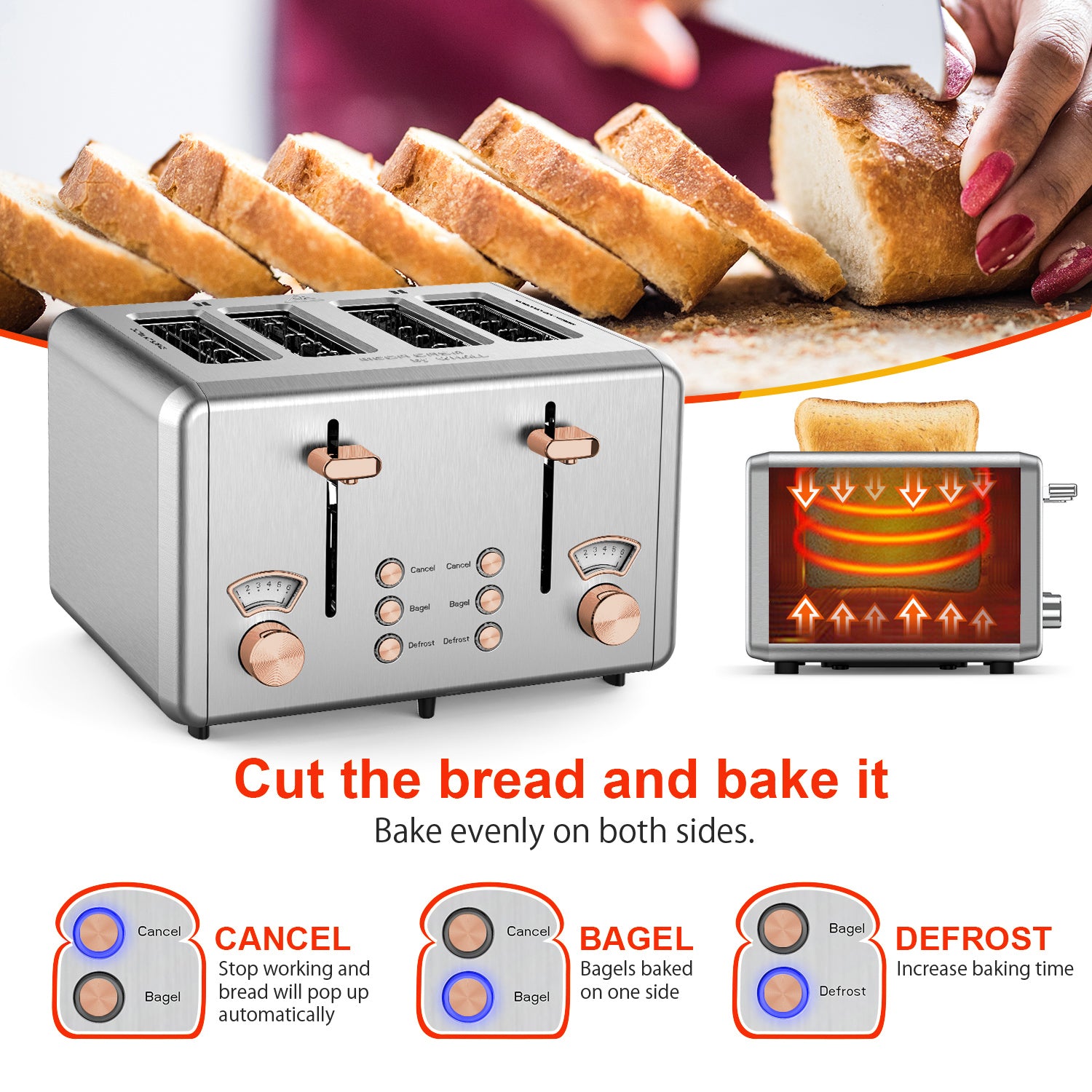 Double toaster best sale