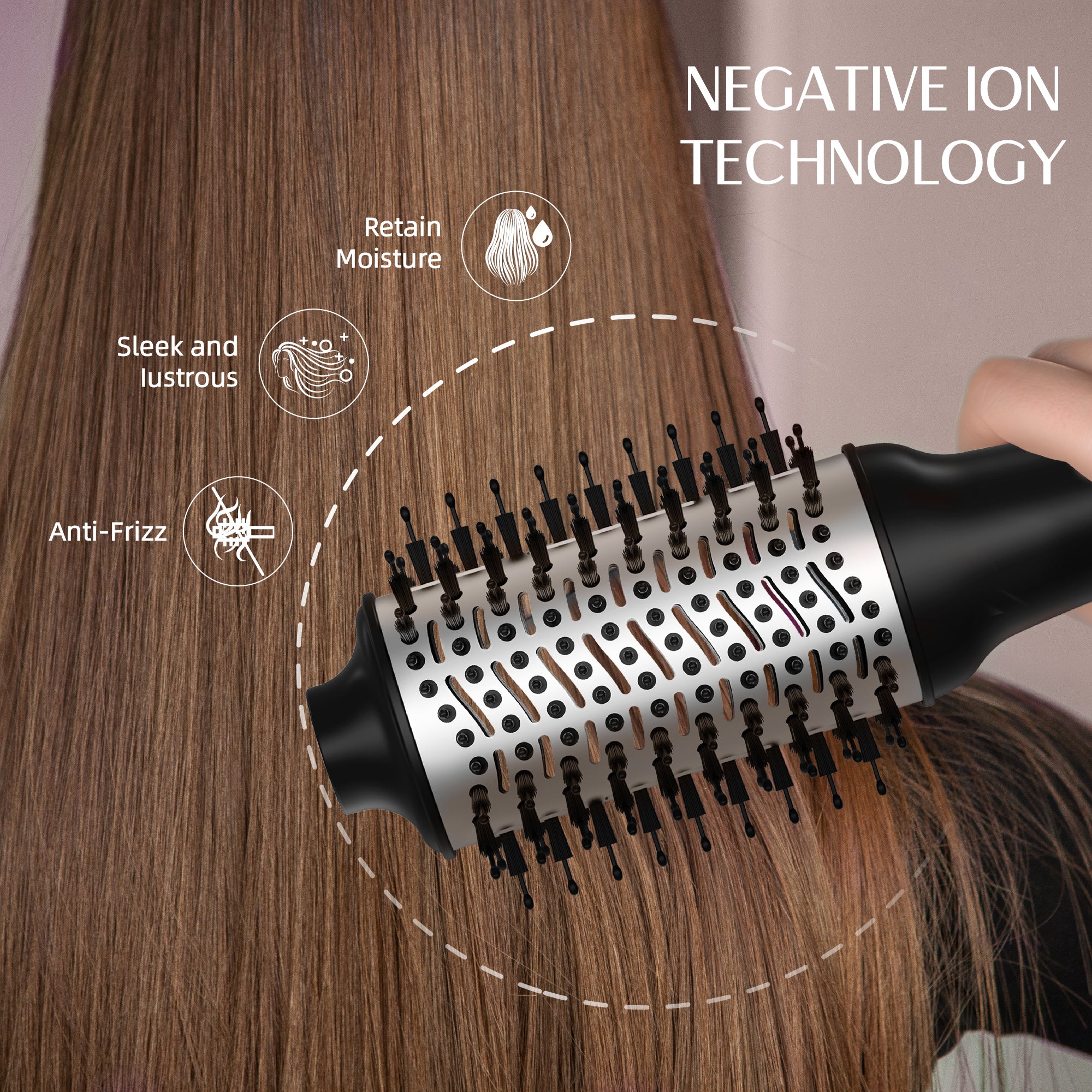 SKIMI Hair Dryer Brush Blow Dryer Brush in One Hot Air Dryer Display